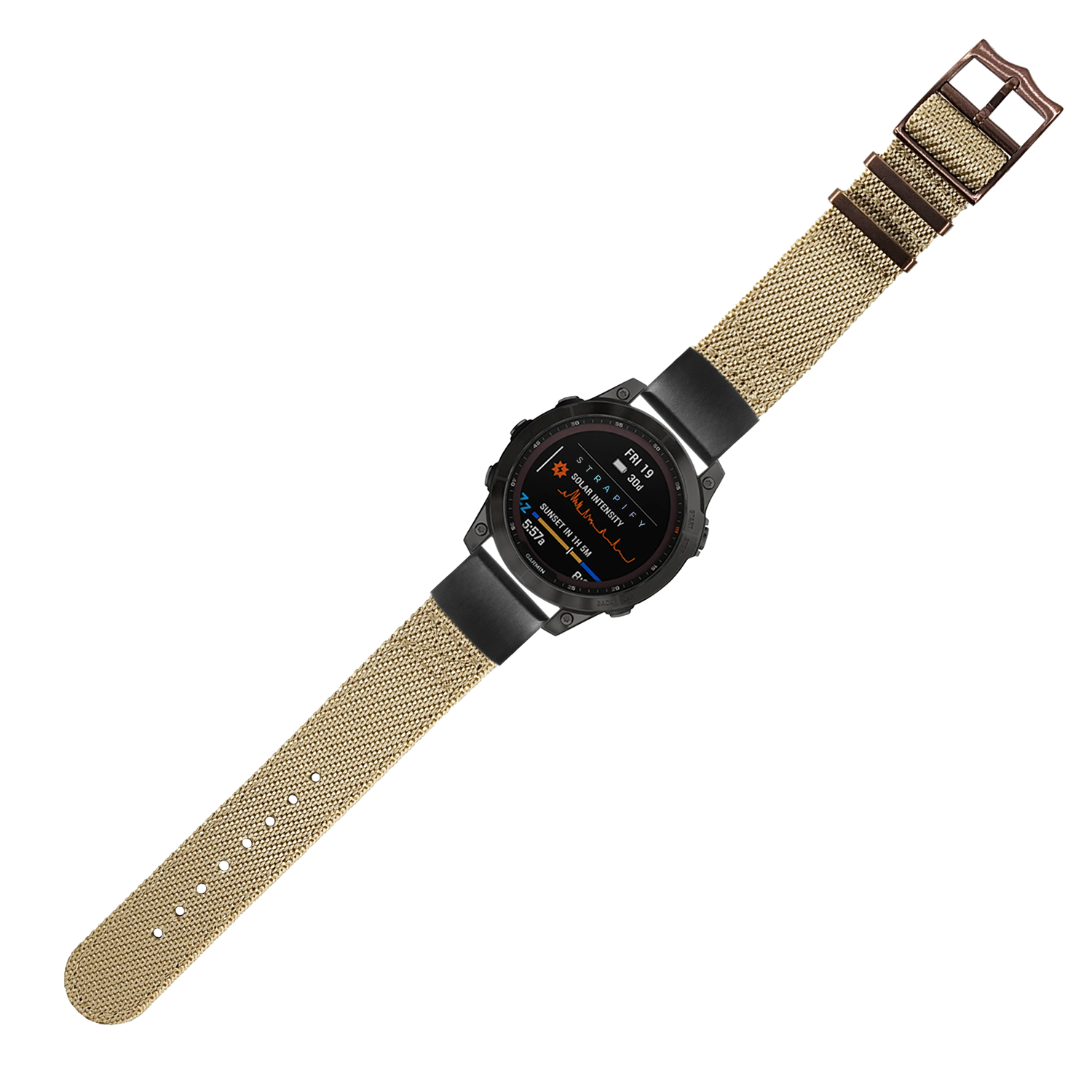 [QuickFit] Cross Militex - Wheat [Bronze Coloured Hardware] 20mm