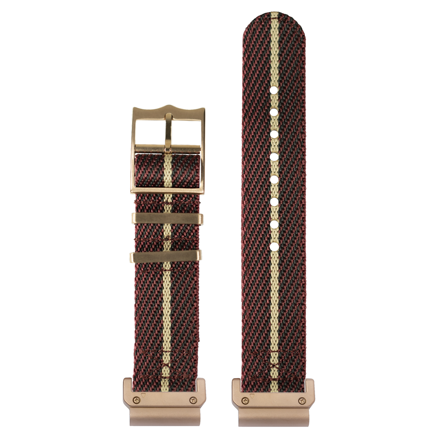 [QuickFit] Cross Militex - Wine Red / Wheat [Rose Gold Hardware]