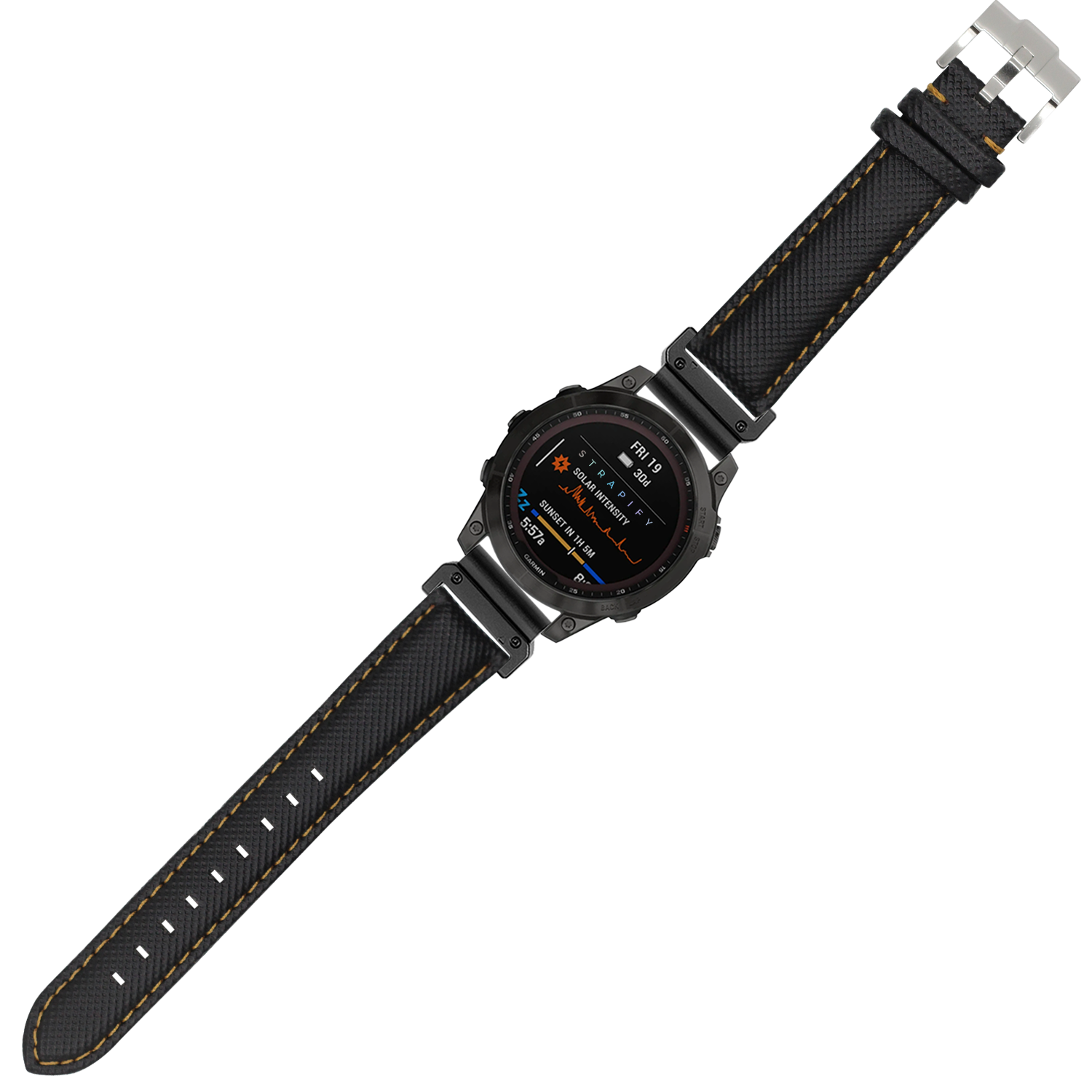 [QuickFit] Sailcloth - Black | Gold Stitching