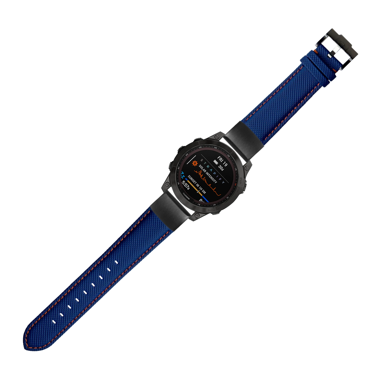 [QuickFit] Sailcloth - Electric Blue | Orange Stitching