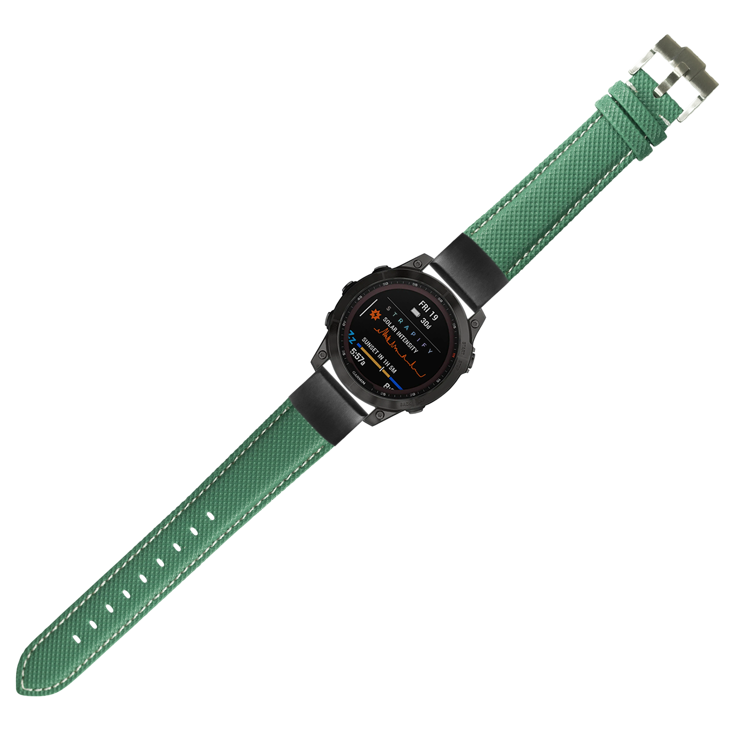[QuickFit] Sailcloth - Emerald Green | White Stitching