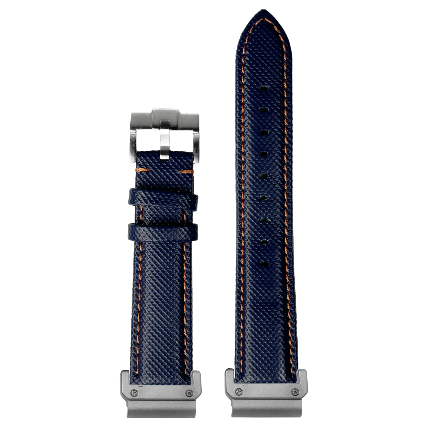 [QuickFit] Sailcloth - Navy Blue | Orange Stitching