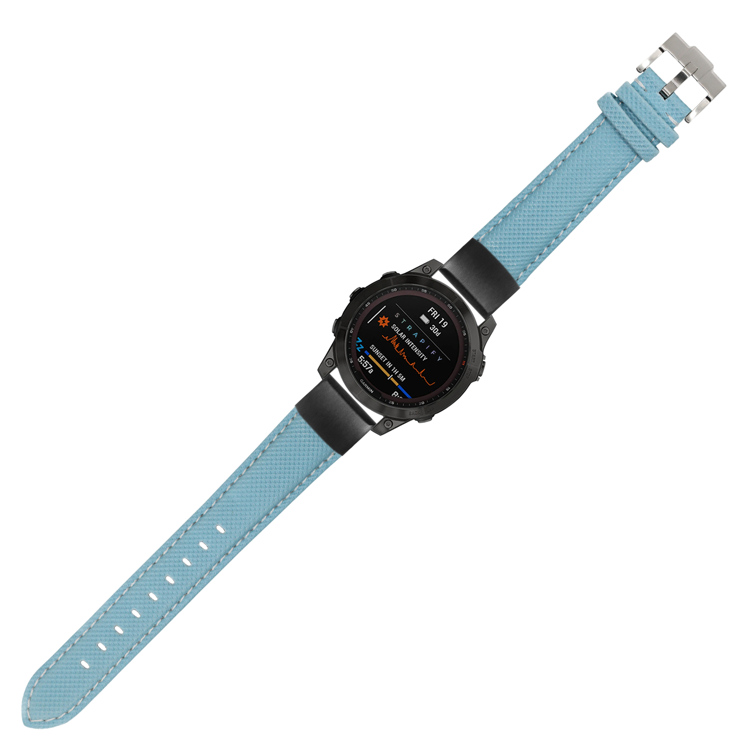 [QuickFit] Sailcloth - Sky Blue | White Stitching