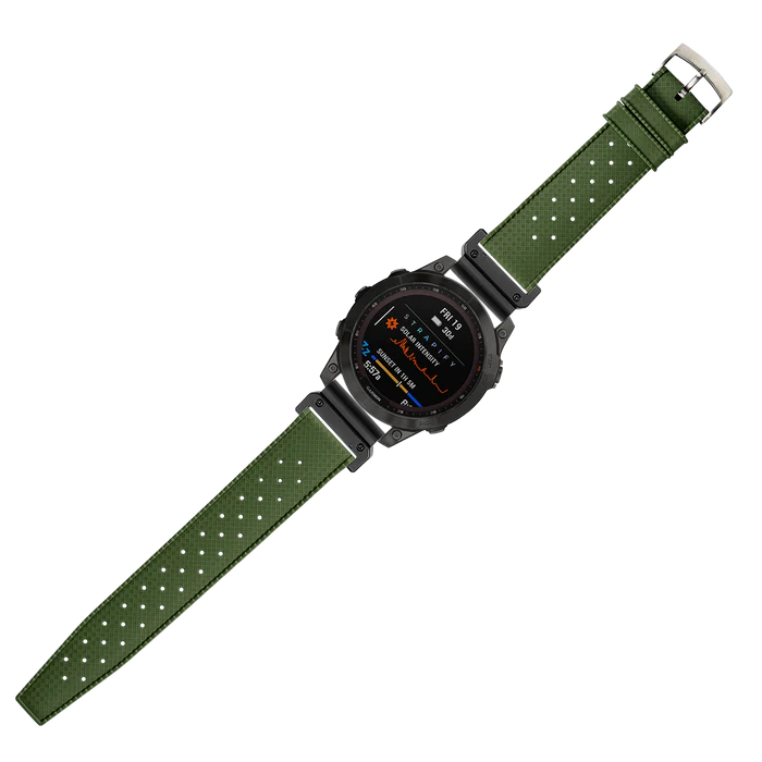 [QuickFit 20mm] King Tropic FKM Rubber - Forest Green