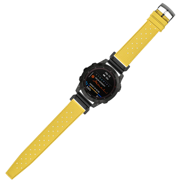[QuickFit 20mm] King Tropic FKM Rubber - Yellow