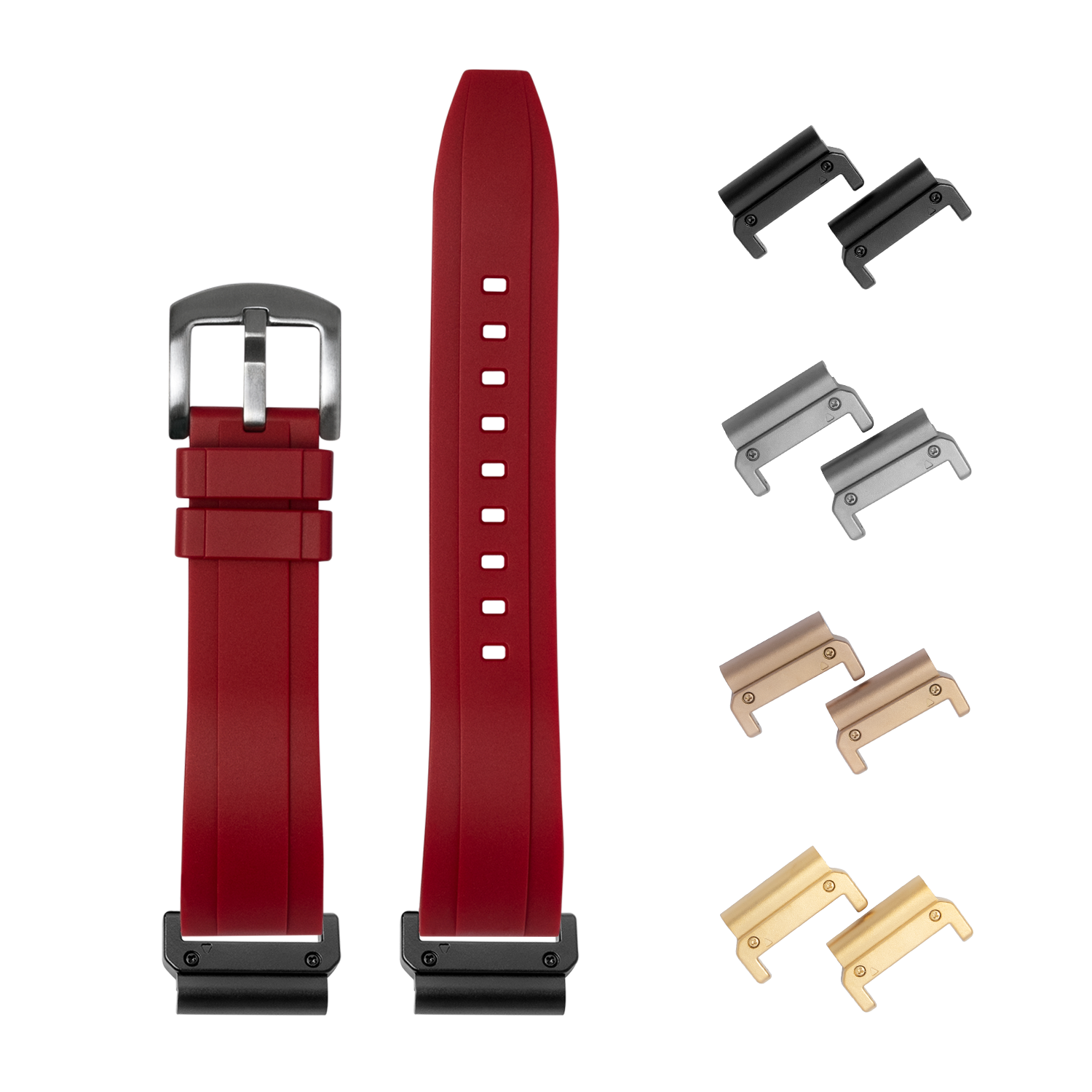 [QuickFit] Kingston FKM Rubber - Red 26mm
