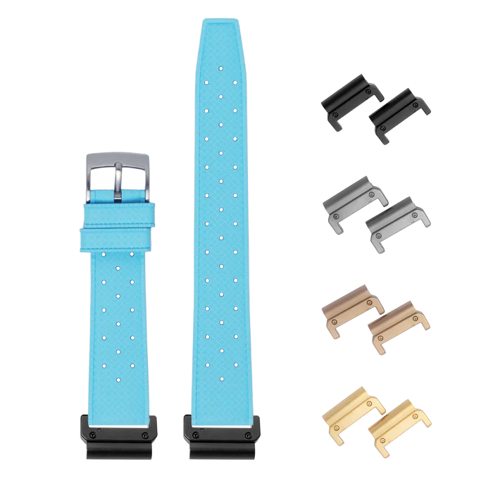 [QuickFit 20mm] King Tropic FKM Rubber - Sky Blue