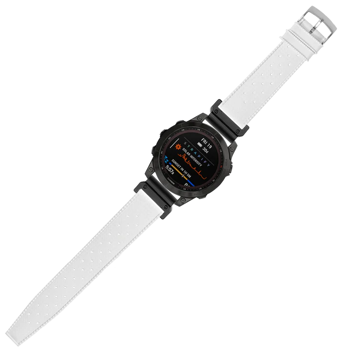 [QuickFit 20mm] King Tropic FKM Rubber - White