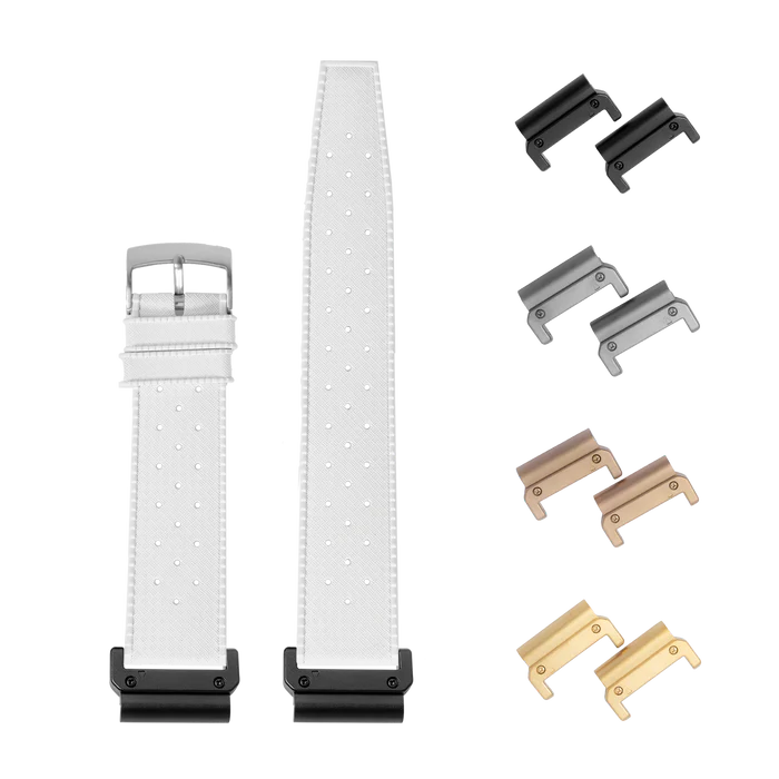[QuickFit 20mm] King Tropic FKM Rubber - White