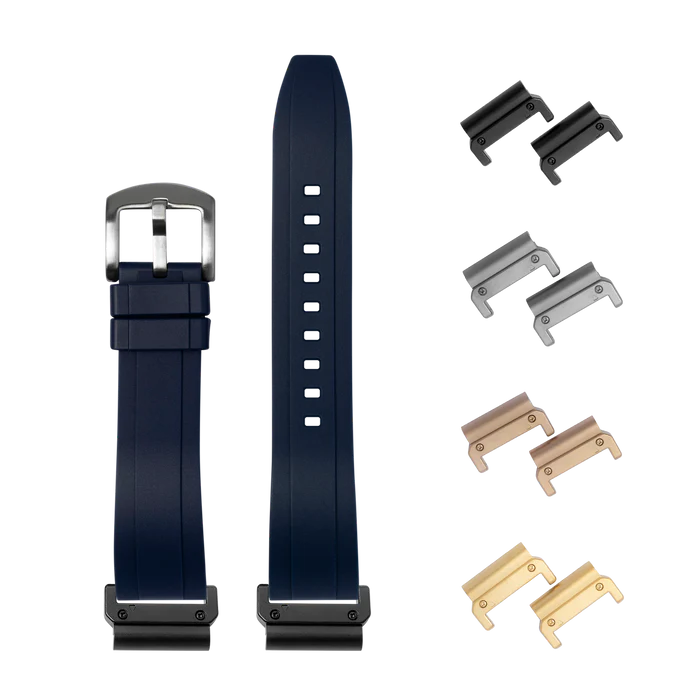 [QuickFit 20mm] Kingston FKM Rubber - Midnight Blue