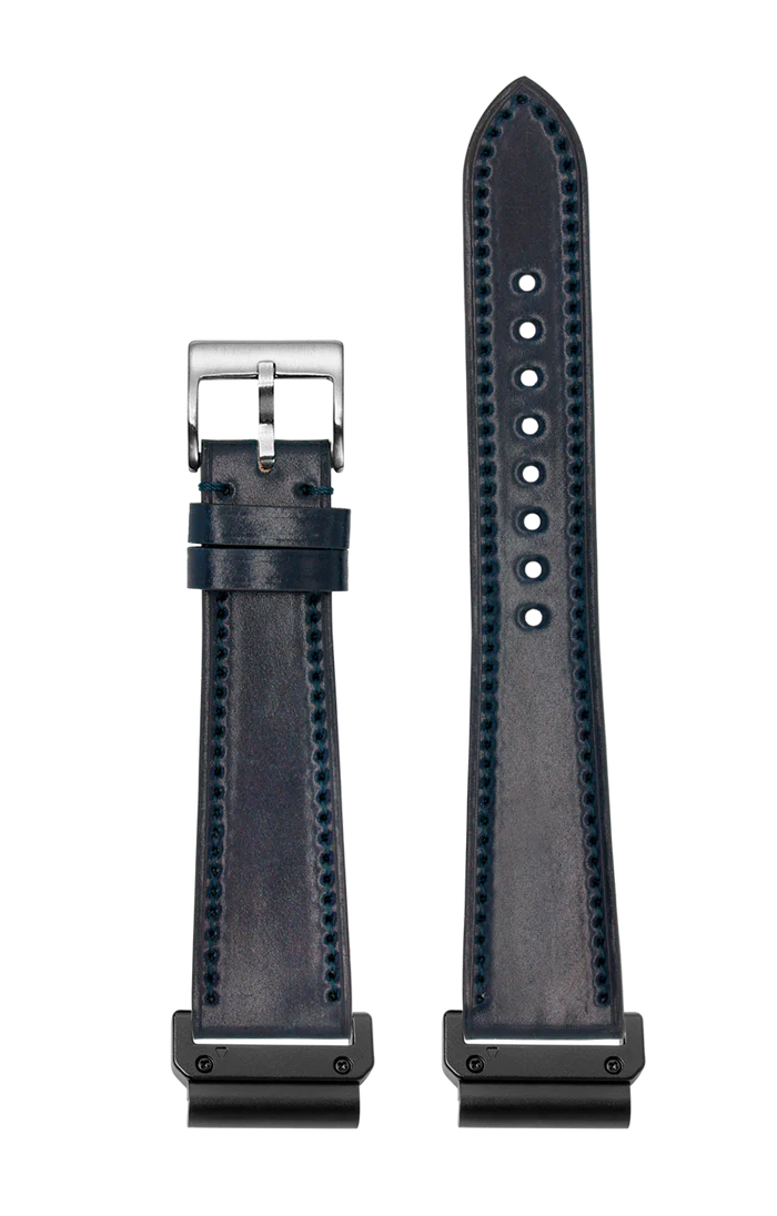 [QuickFit 20mm] Horween Shell Cordovan  - Navy Blue