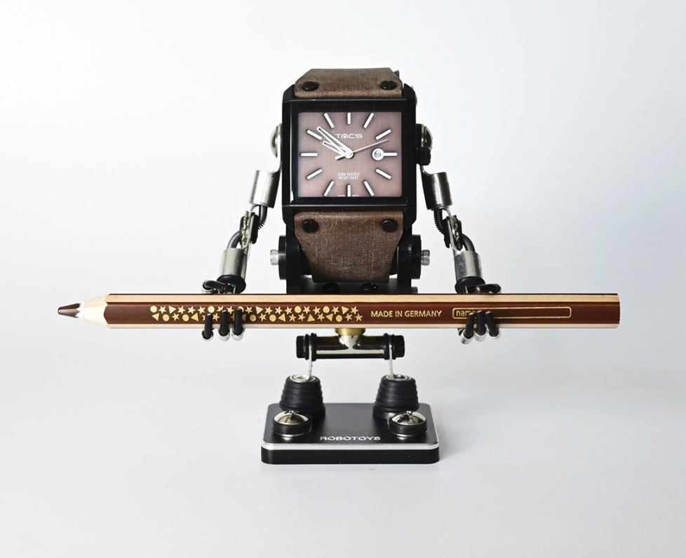 [RoboToys] Watch Stand - Minibot - Black