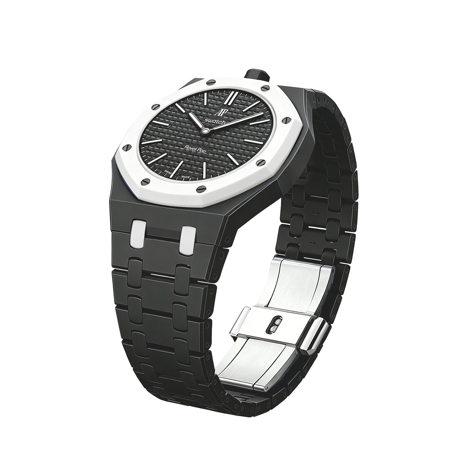 [PRE-ORDER] [AP x Swatch Royal Pop] Bioceramic Strap - Black