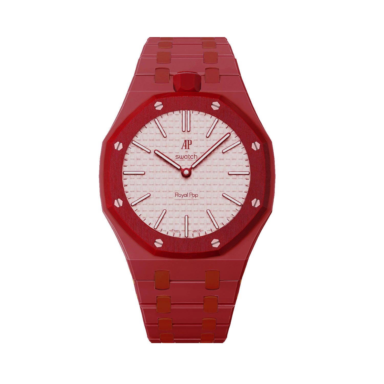 [PRE-ORDER] [AP x Swatch Royal Pop] Bioceramic Strap - Red