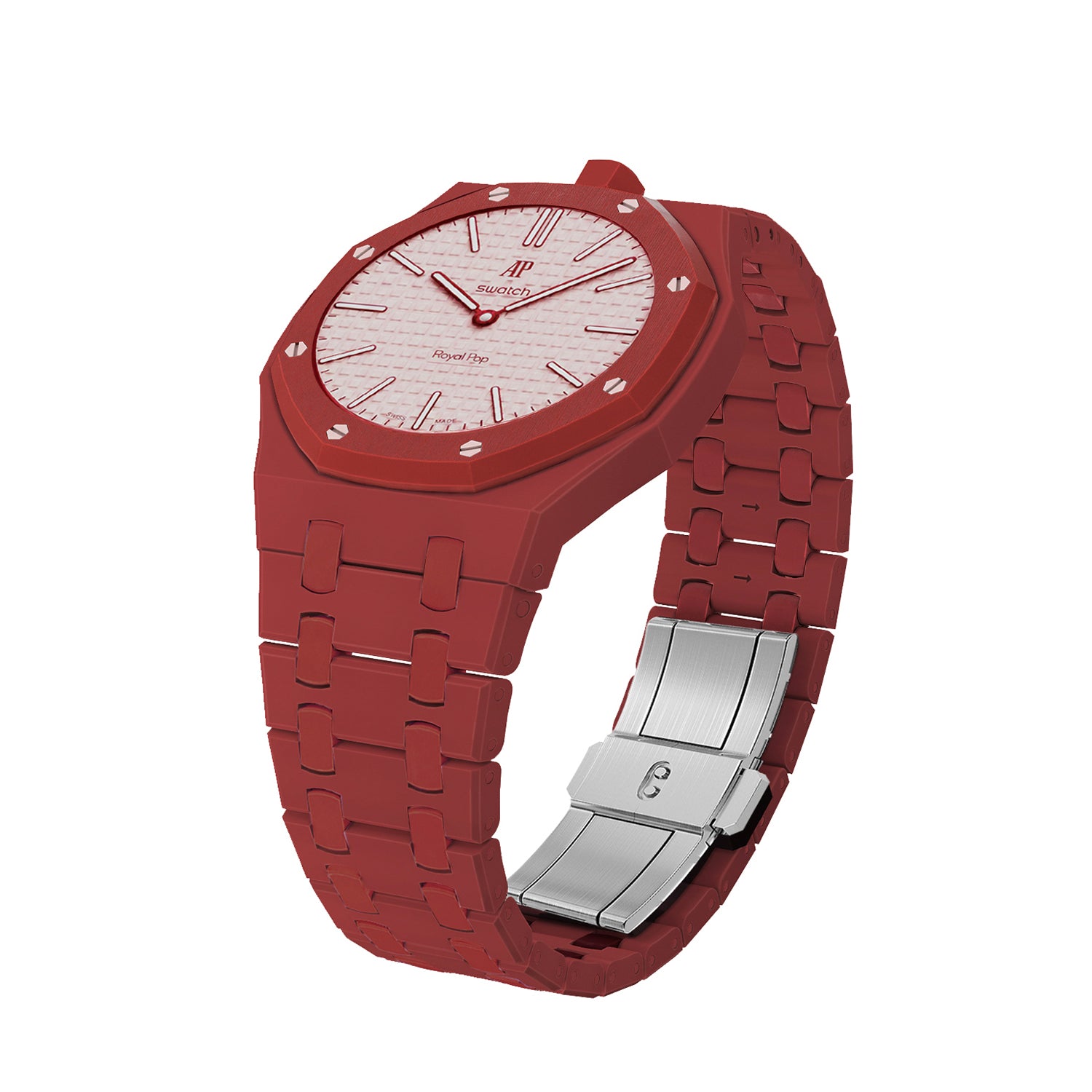 [PRE-ORDER] [AP x Swatch Royal Pop] Bioceramic Strap - Red