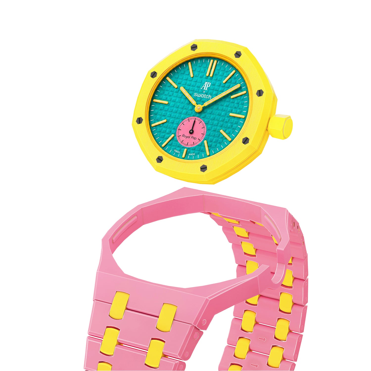 [AP x Swatch Royal Pop] Bioceramic Strap - Pink