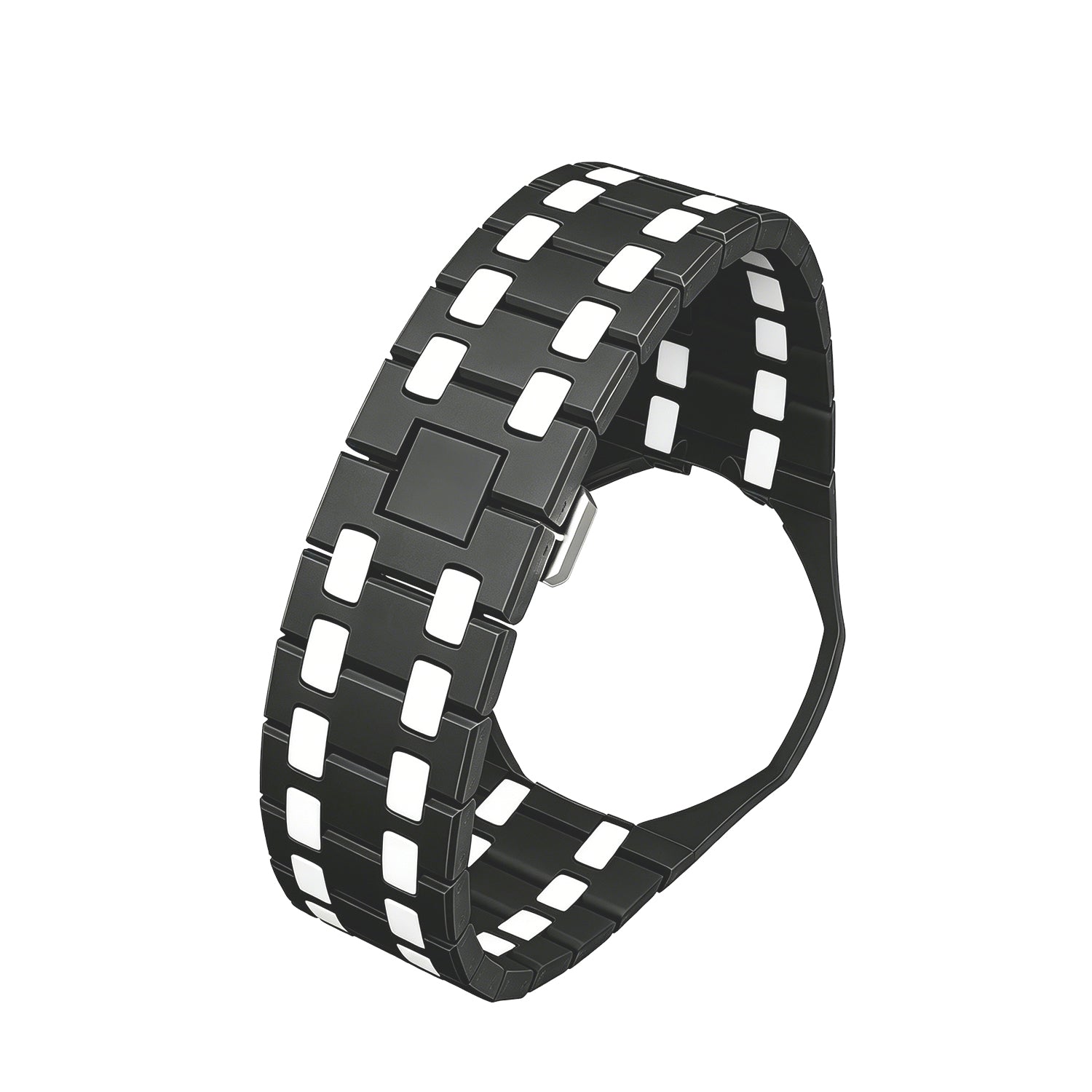 [PRE-ORDER] [AP x Swatch Royal Pop] Bioceramic Strap - Black / White