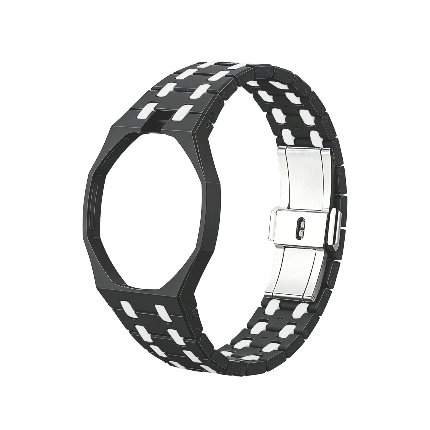 [PRE-ORDER] [AP x Swatch Royal Pop] Bioceramic Strap - Black / White