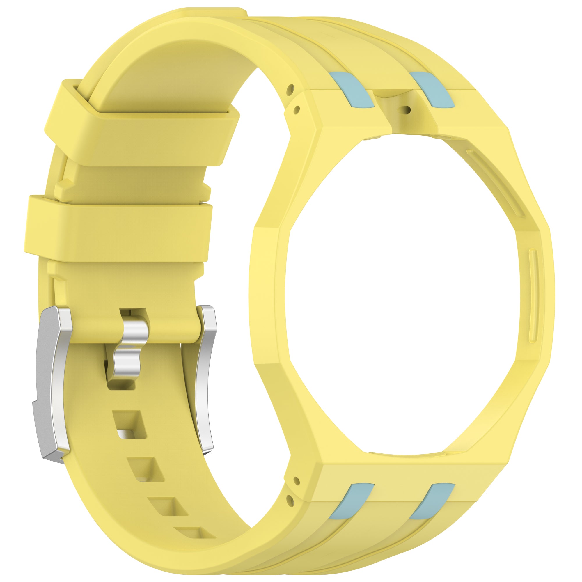 AP x Swatch Royal Pop Silicone Strap - Pastel Yellow | Strapify