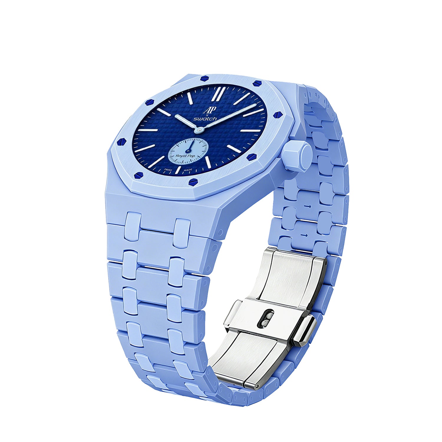 [PRE-ORDER] [AP x Swatch Royal Pop] Bioceramic Strap - Blue