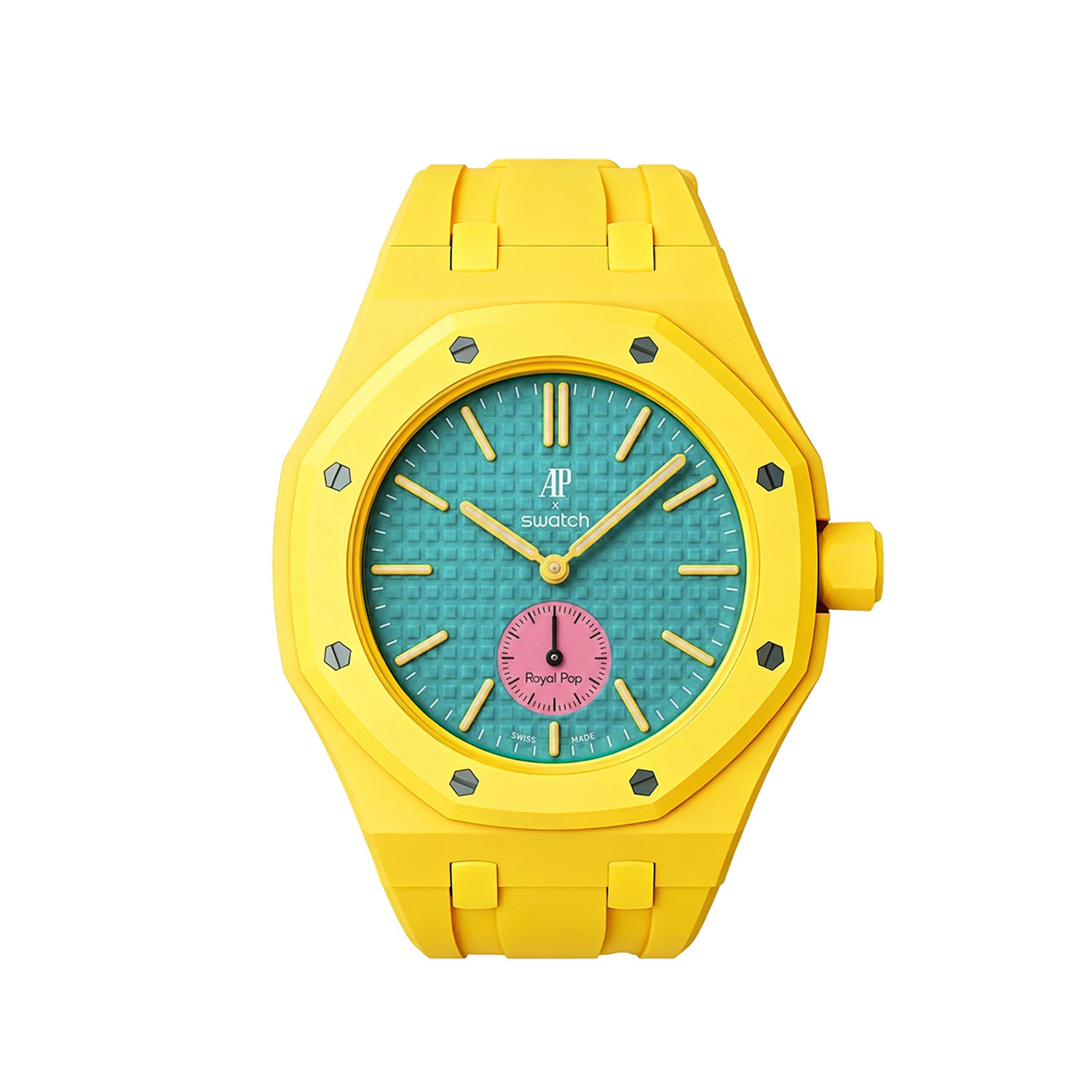 [PRE-ORDER] [AP x Swatch Royal Pop] Bioceramic/Silicone Strap - Yellow