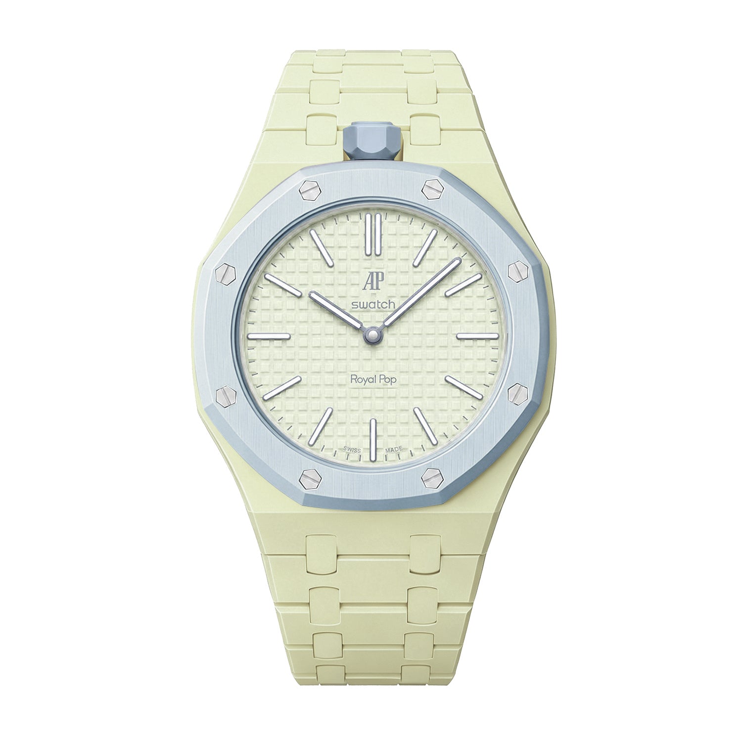 [PRE-ORDER] [AP x Swatch Royal Pop] Bioceramic Strap - Pastel Yellow