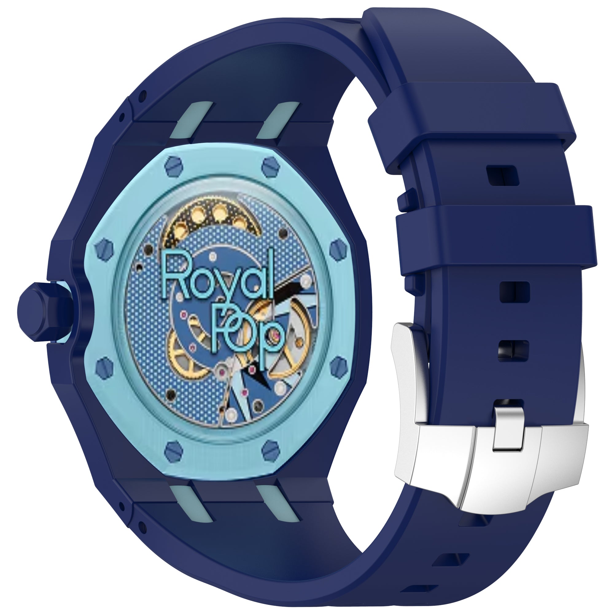 [PRE-ORDER] [AP x Swatch] Royal Pop Silicone Strap - Blue / Sky Blue