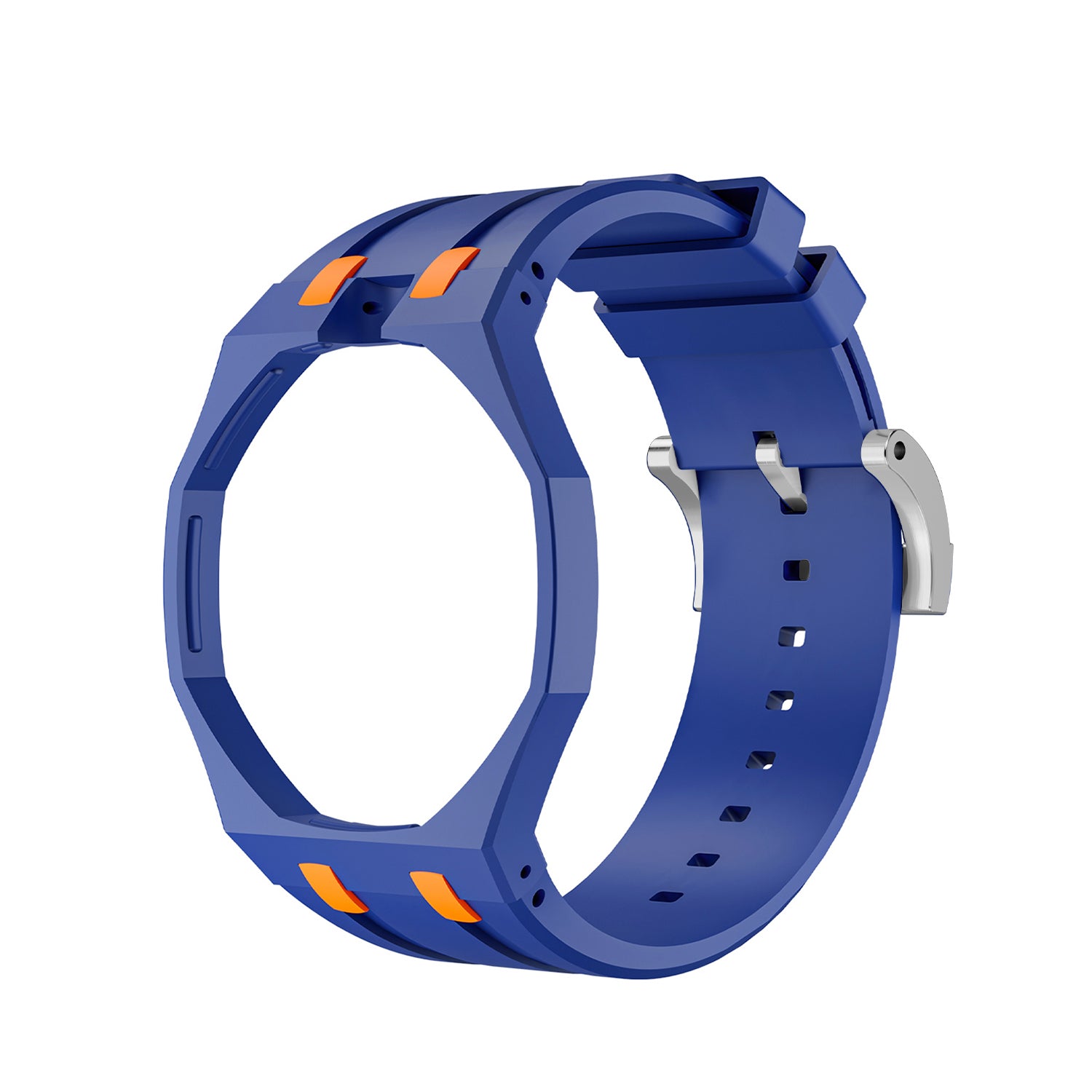 [PRE-ORDER] [AP x Swatch Royal Pop] Bioceramic/Silicone Strap - Two Tone Purple / Orange