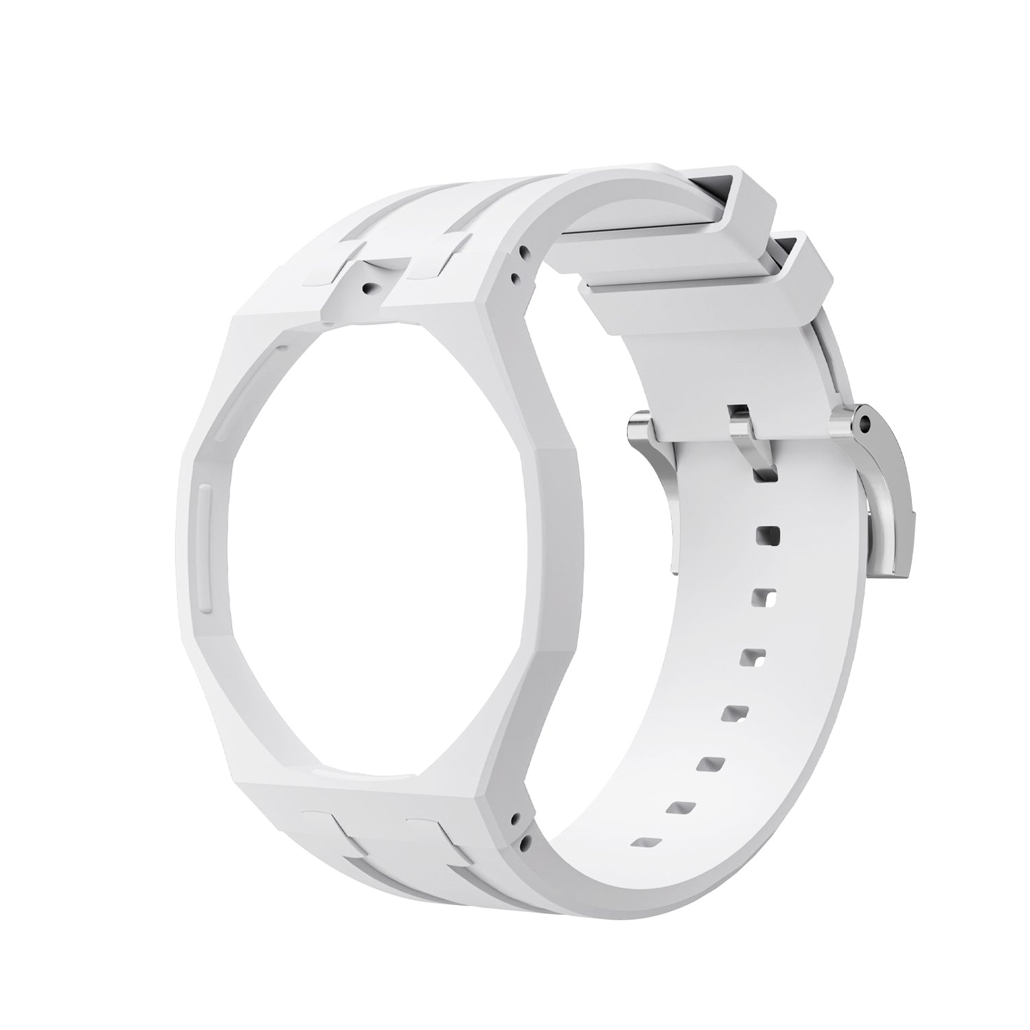 [PRE-ORDER] [AP x Swatch Royal Pop] Bioceramic/Silicone  Strap - White