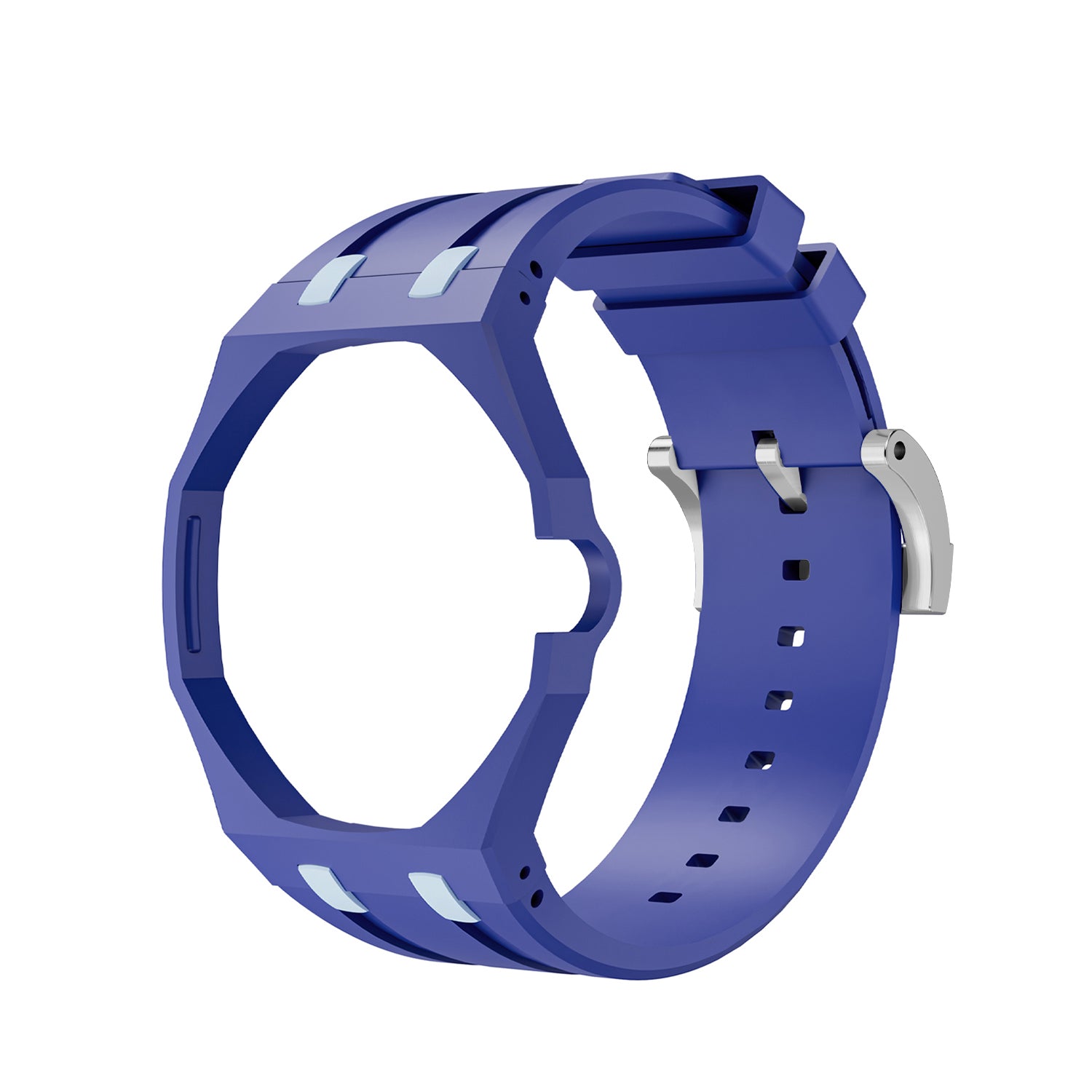 [PRE-ORDER] [AP x Swatch Royal Pop] Bioceramic/Silicone Strap - Two Tone Blue / Sky Blue