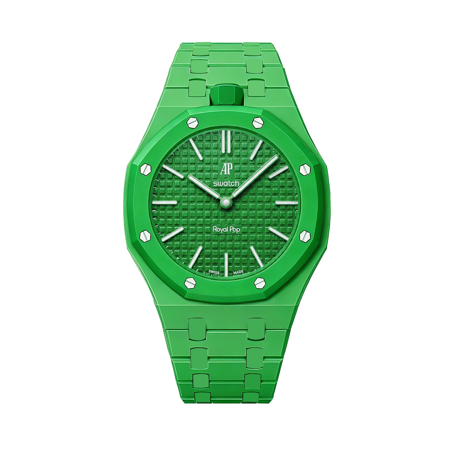[PRE-ORDER] [AP x Swatch Royal Pop] Bioceramic Strap - Green