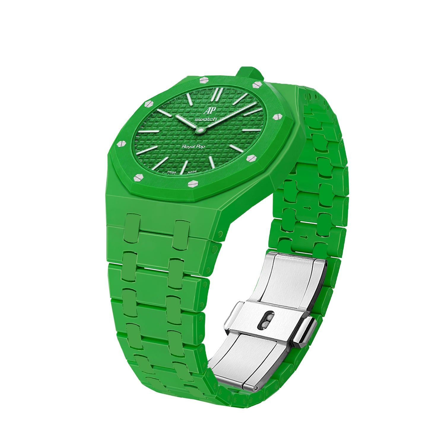 [PRE-ORDER] [AP x Swatch Royal Pop] Bioceramic Strap - Green