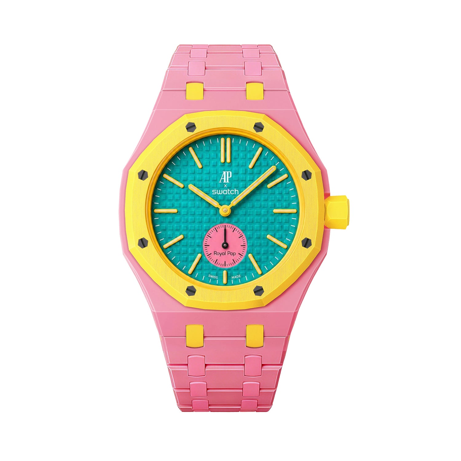 [PRE-ORDER] [AP x Swatch Royal Pop] Bioceramic Strap - Pink