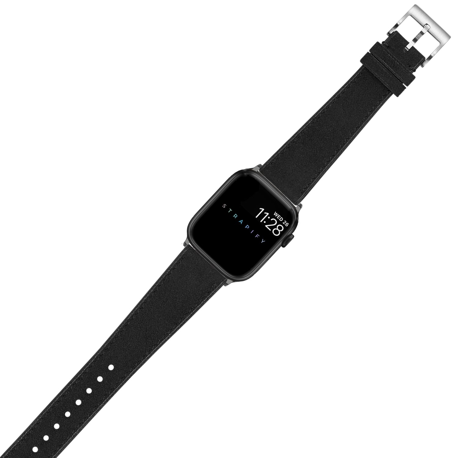 [Apple Watch] Alcantara Leather - Black