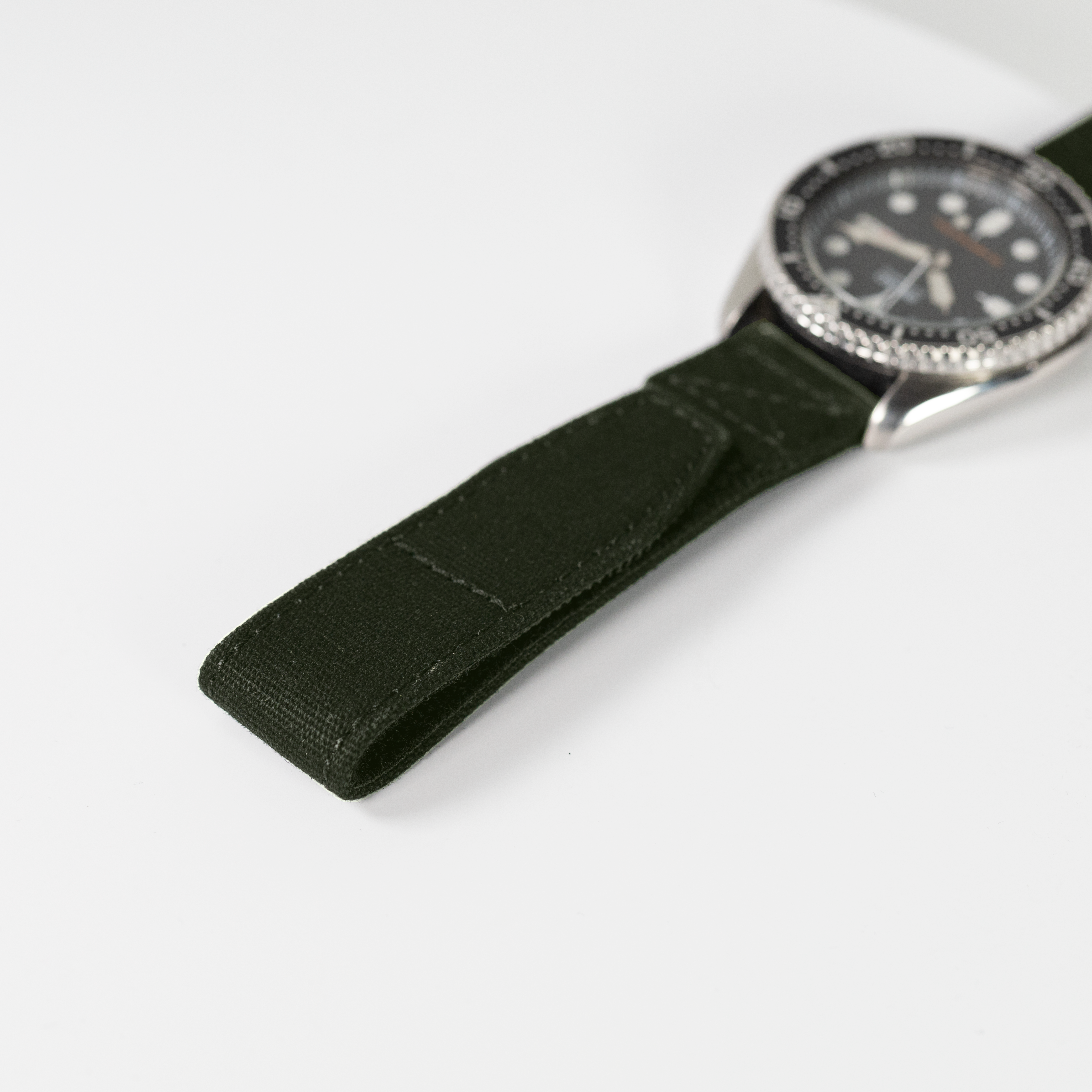 [Fitbit Versa 3 & 4/Sense 1 & 2] Military Velcro - Army Green