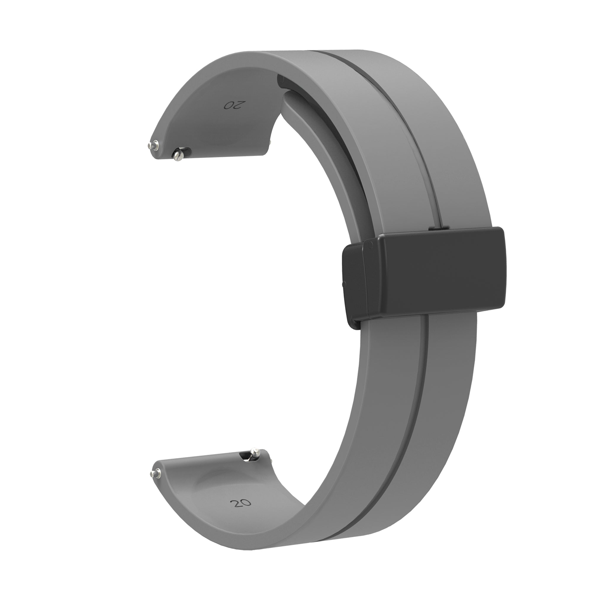 [Fitbit Versa 3 & 4/Sense 1 & 2] Silicone with Magnetic Clasp
