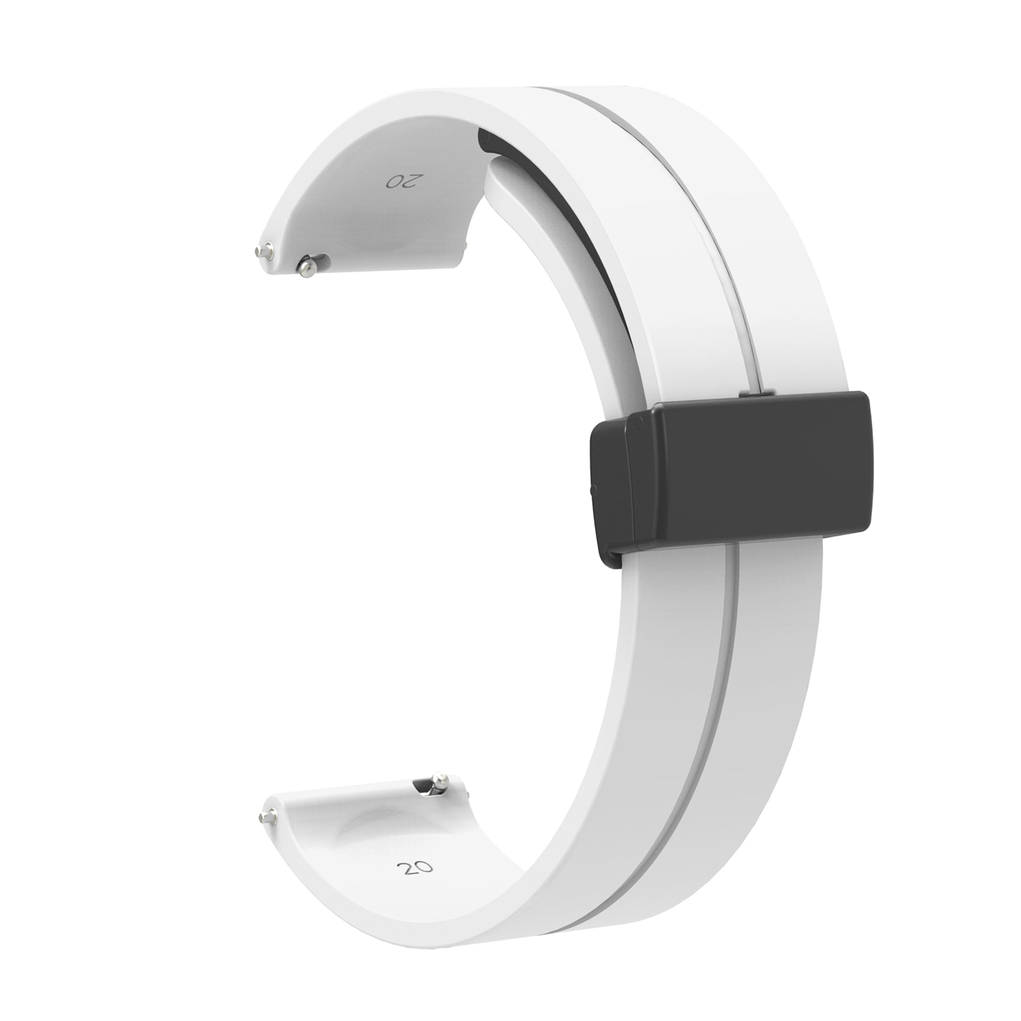 [Fitbit Versa 3 & 4/Sense 1 & 2] Silicone with Magnetic Clasp