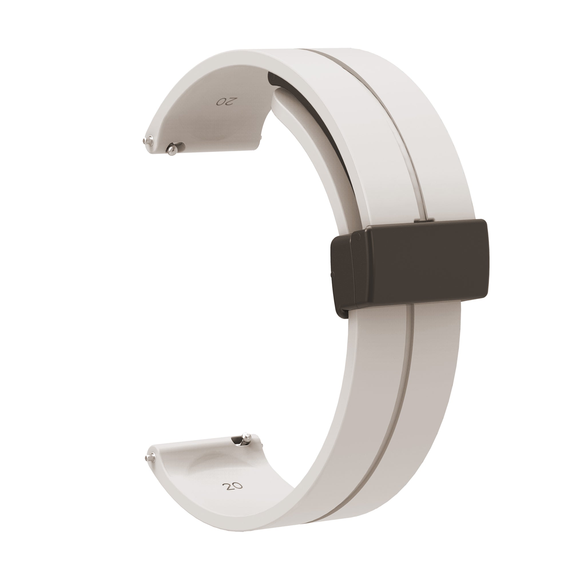 [Fitbit Versa 3 & 4/Sense 1 & 2] Silicone with Magnetic Clasp