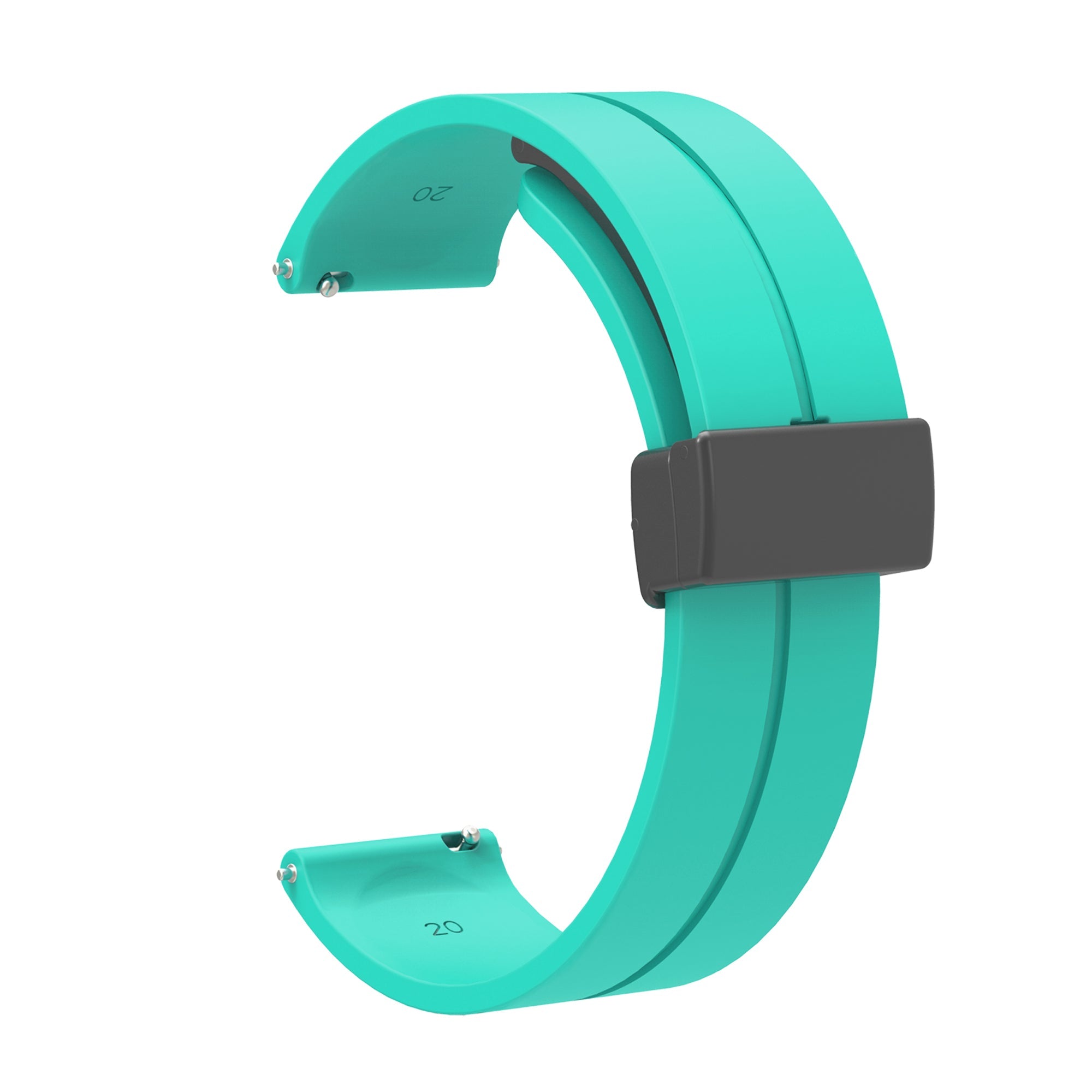 [Fitbit Versa 3 & 4/Sense 1 & 2] Silicone with Magnetic Clasp