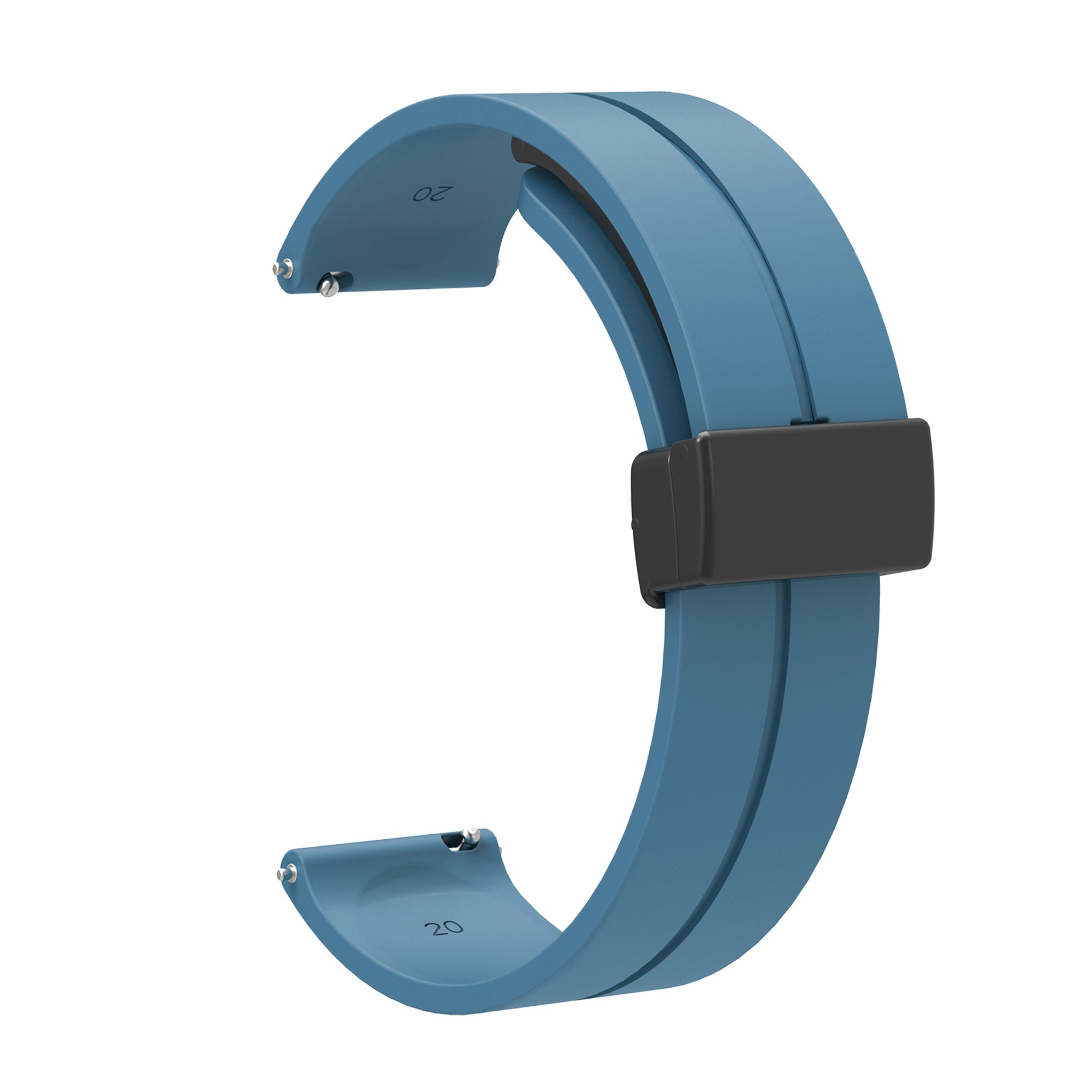 [Fitbit Versa 3 & 4/Sense 1 & 2] Silicone with Magnetic Clasp