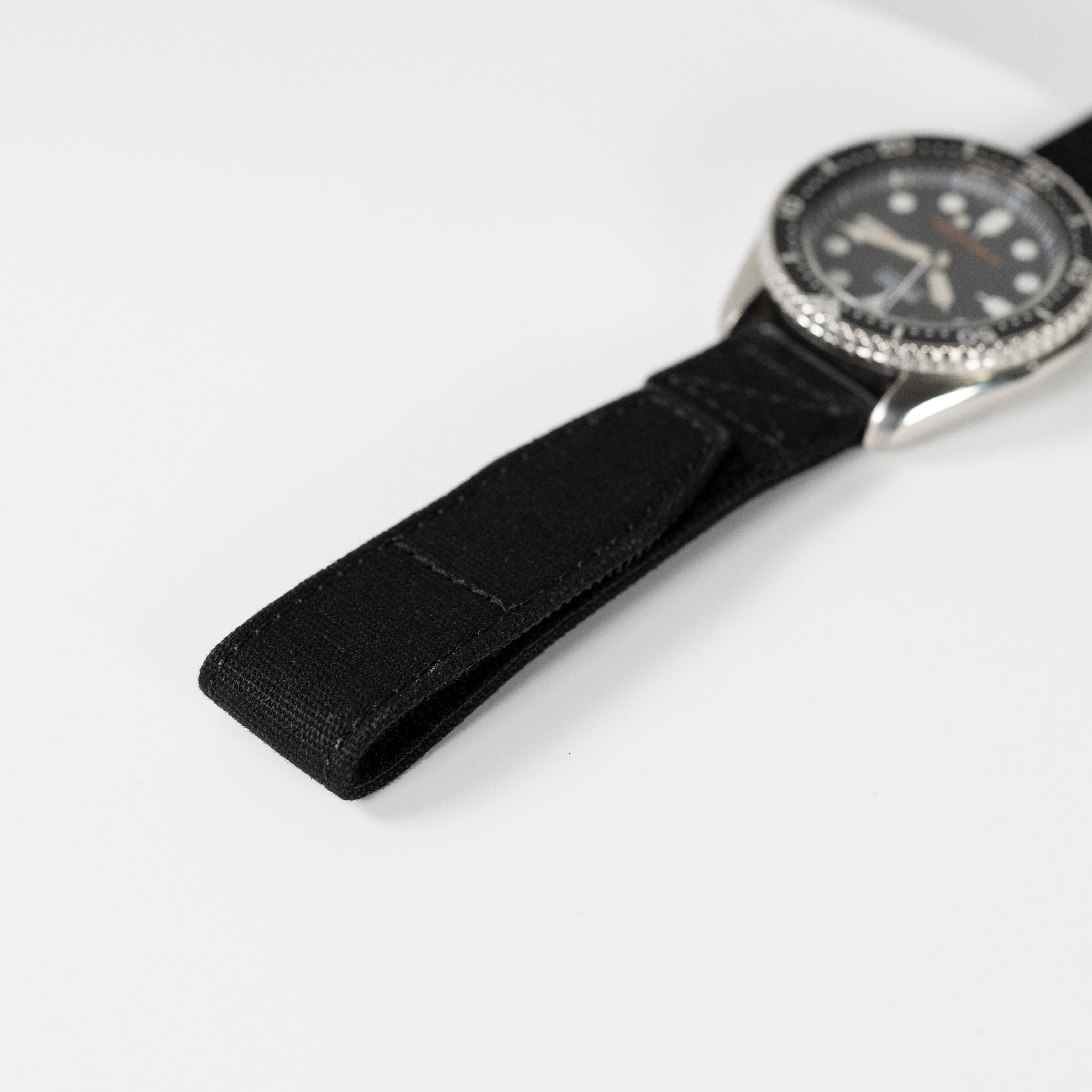 [Fitbit Versa 3 & 4/Sense 1 & 2] Military Velcro - Black