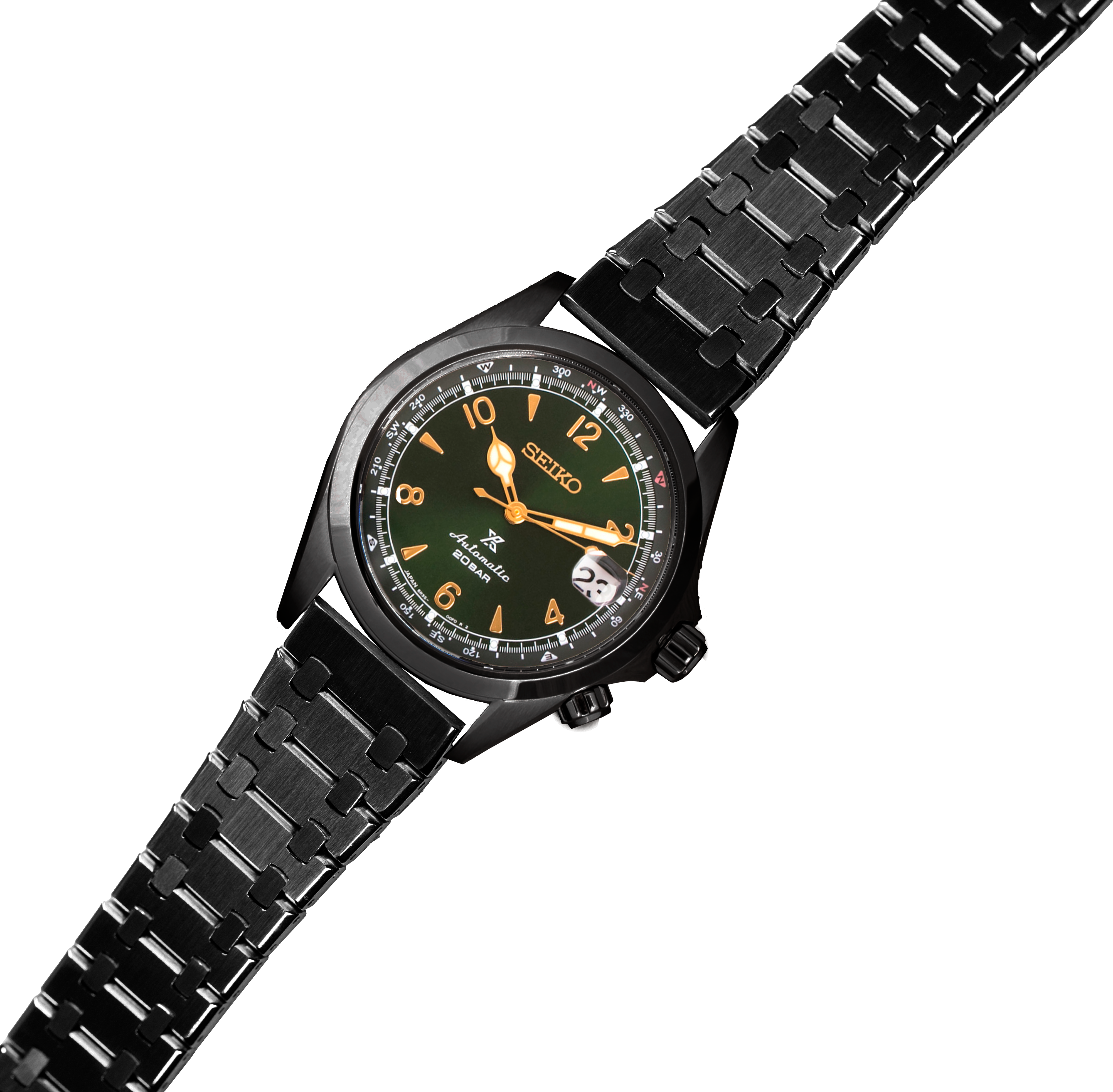 [G-Shock 16mm to 22mm] Medallion Bracelet - Black
