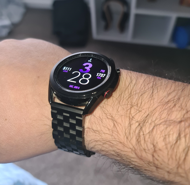 [Google Pixel] Engineer Bracelet - Folding Deployant Clasp - Black