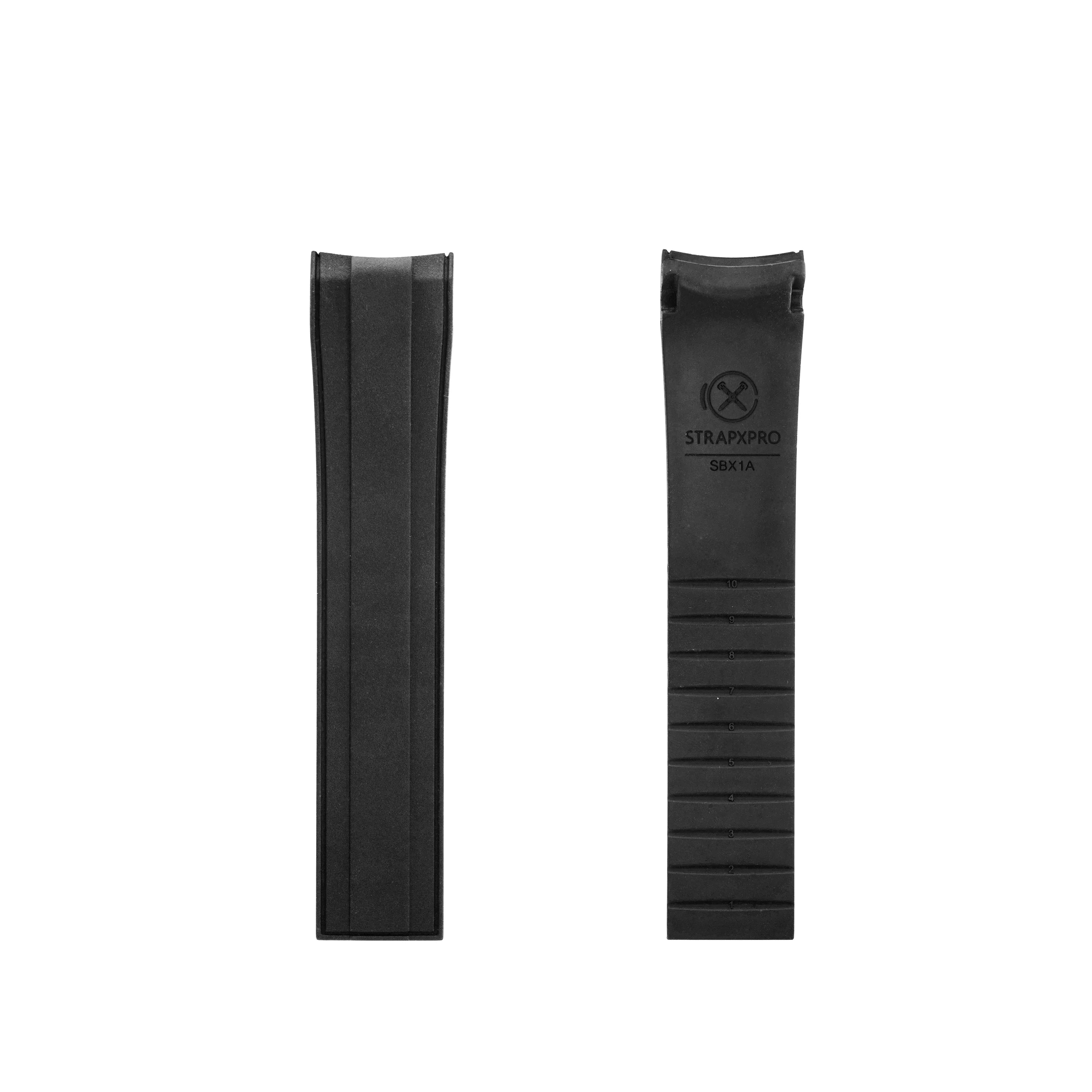 [StrapXPro] (SBX1A) Rubber Strap for Seiko Prospex Baby Marinemaster MM200 Series (Curved-Ends)