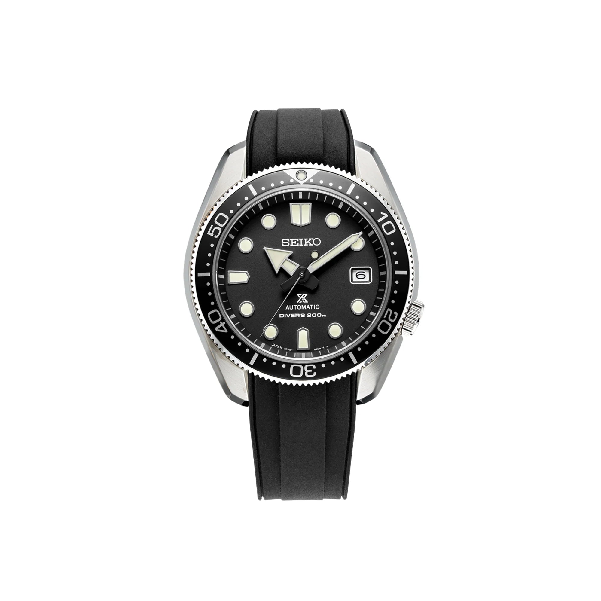 [StrapXPro] (SBX2B) Rubber Strap for Seiko Prospex Baby MM200 Series (Curved-Ends)