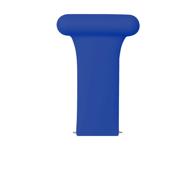 Blue quick release job fob with rounded handles for medical professionals and healthcare workers