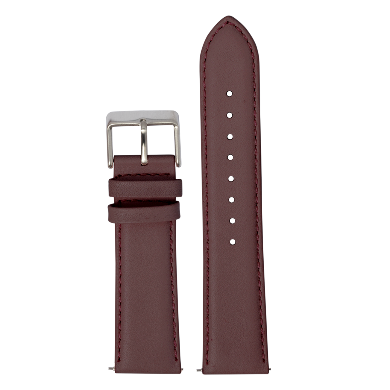 Padded Leather - Bordeaux front