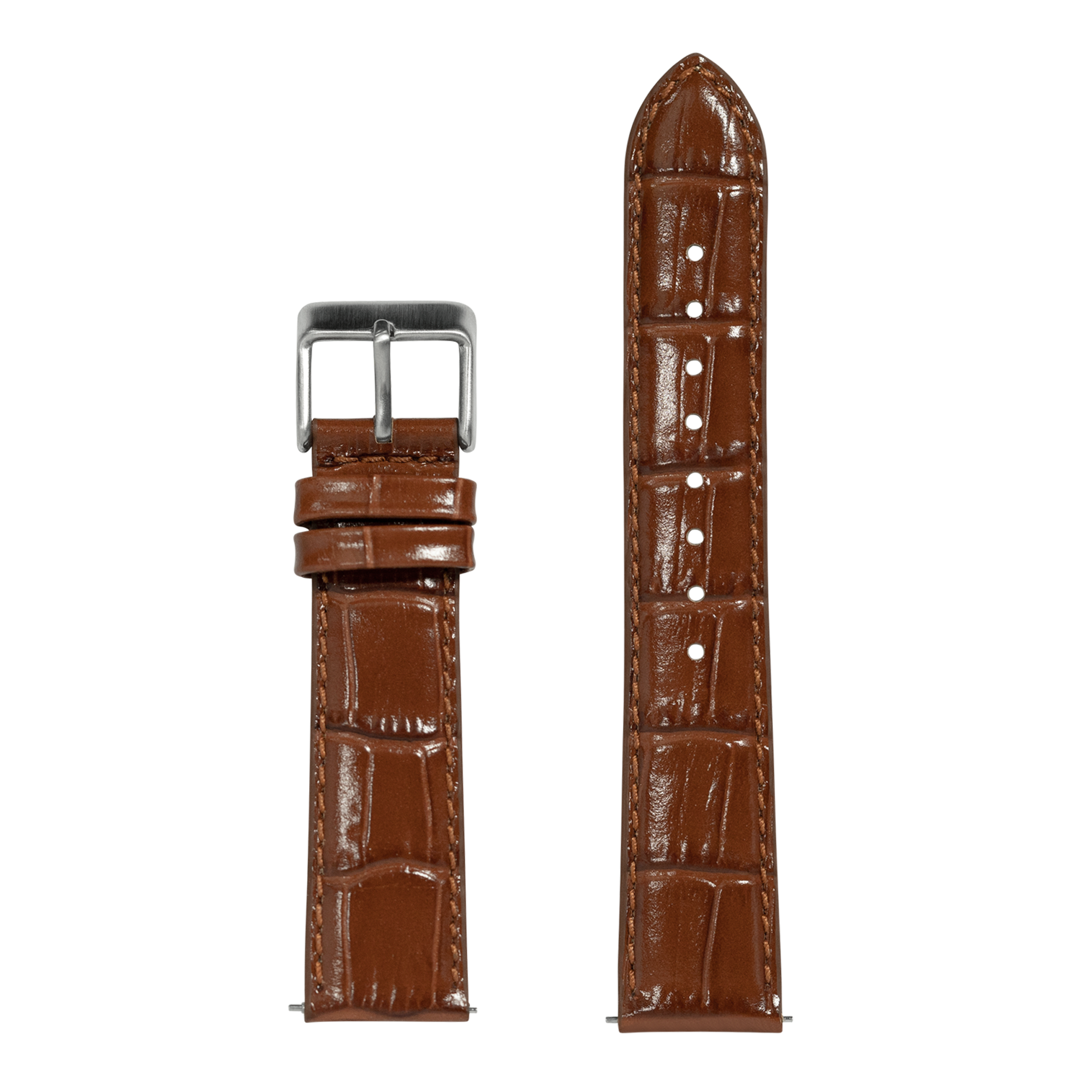 [QuickFit] Alligator Leather - Brown