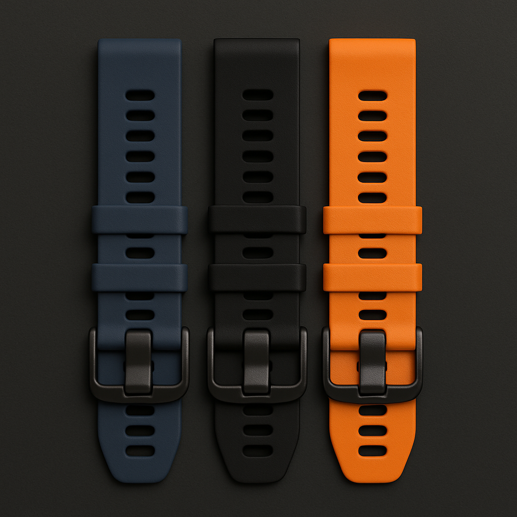 OVERSTEP Ersatzarmband Für Garmin Approach S70 47mm – Weiches Silikon, 22 Mm, Schneller Wechsel, Ladefreundlich
