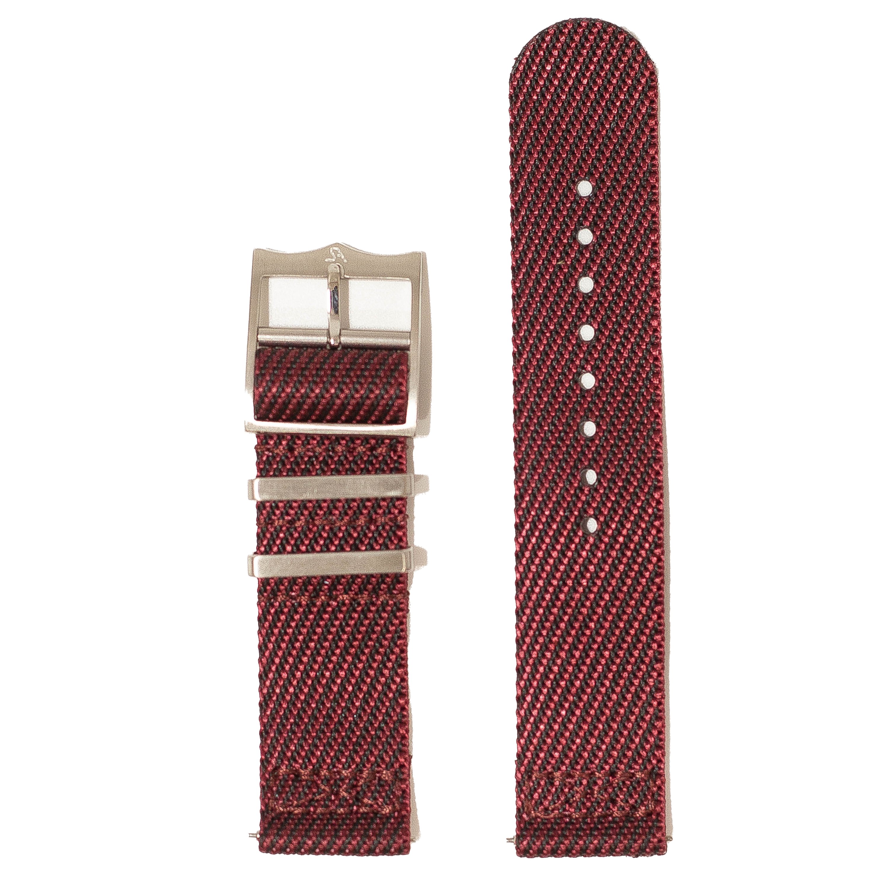 [Fitbit Versa 3 & 4/Sense 1 & 2] Cross Militex - Wine Red